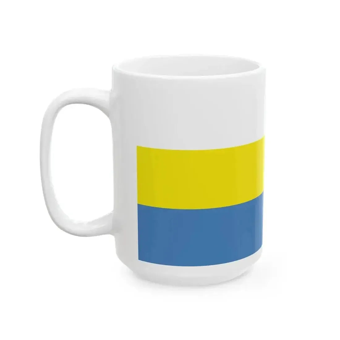 Flag of Haradzieja (Belarus) White Coffee Mug - Go Mug Yourself