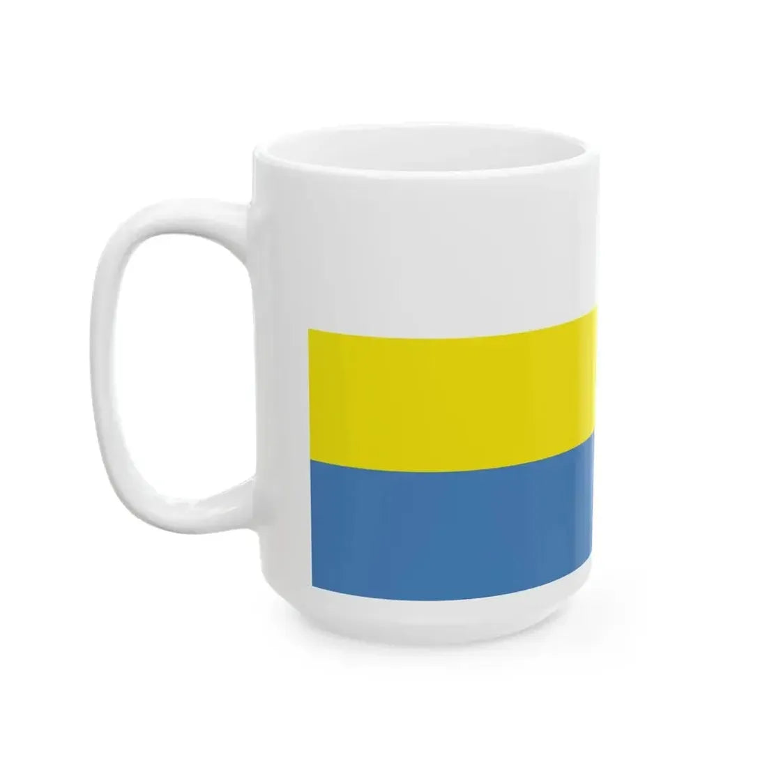 Flag of Haradzieja (Belarus) White Coffee Mug - Go Mug Yourself
