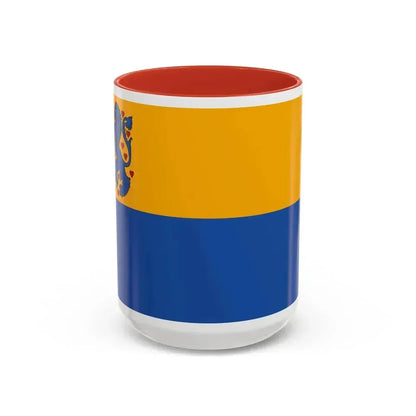 Flag of Harburg Germany - Accent Coffee Mug 15oz Red - Go Mug Yourself