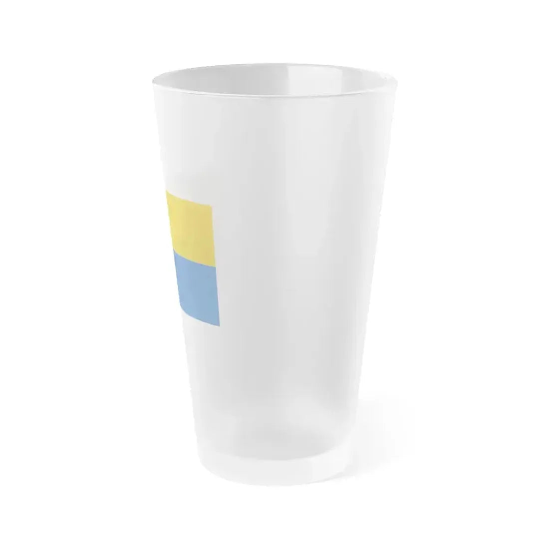 Flag of Harburg Germany - Frosted Pint Glass 16oz - Go Mug Yourself
