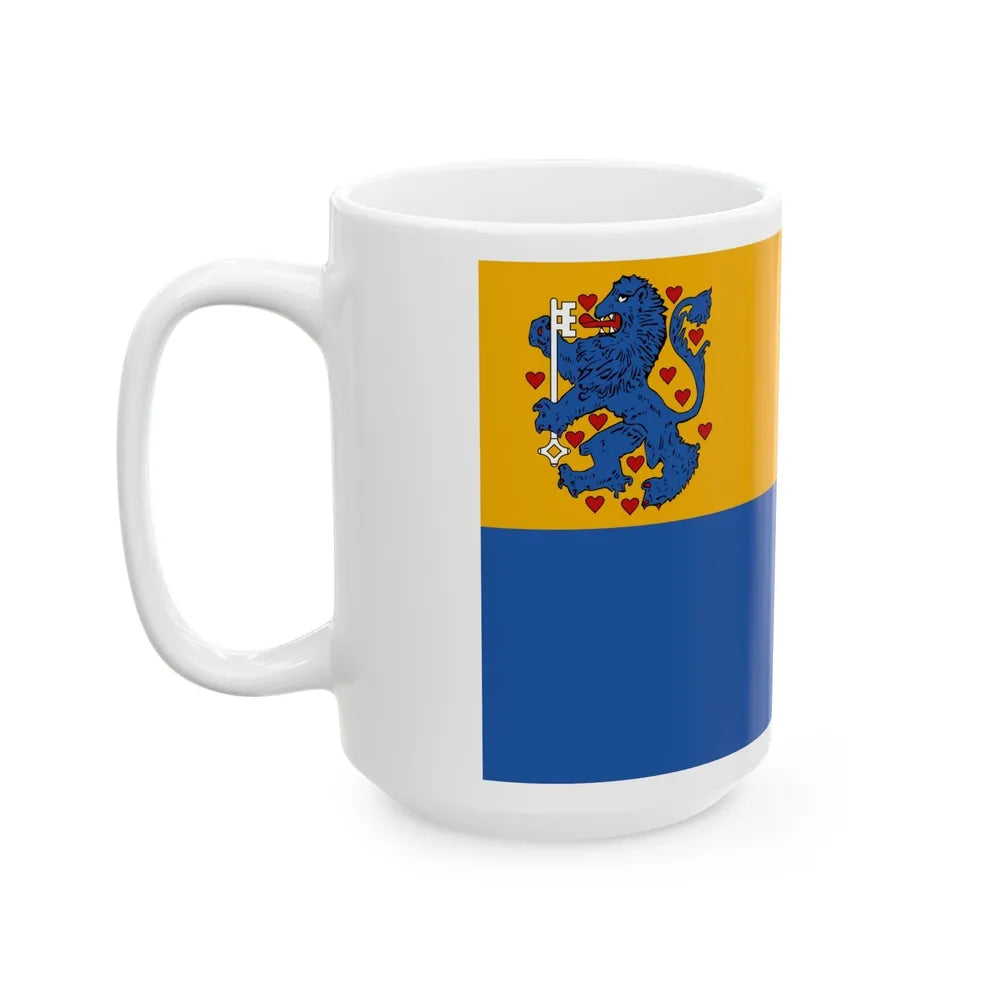 Flag of Harburg Germany - White Coffee Mug-Go Mug Yourself