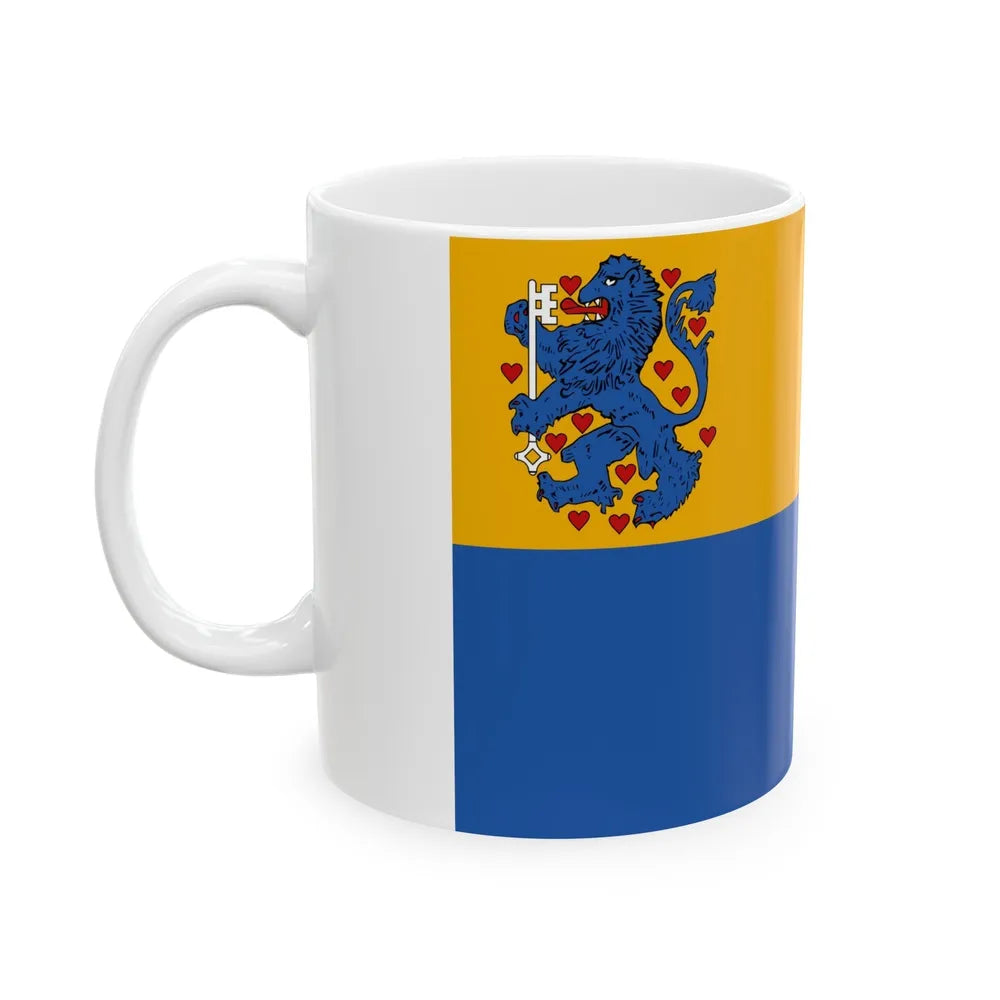 Flag of Harburg Germany - White Coffee Mug-Go Mug Yourself