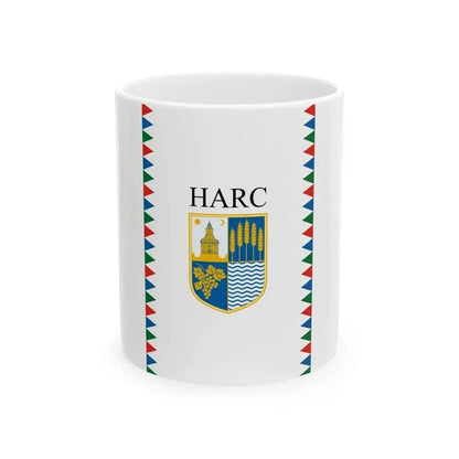 Flag of Harc variant (Hungary) White Coffee Mug 11oz - Go Mug Yourself