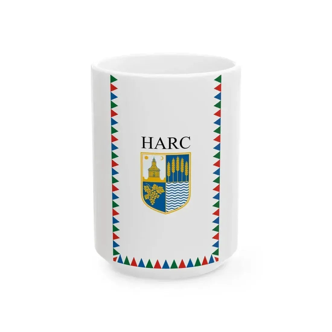 Flag of Harc variant (Hungary) White Coffee Mug 15oz - Go Mug Yourself