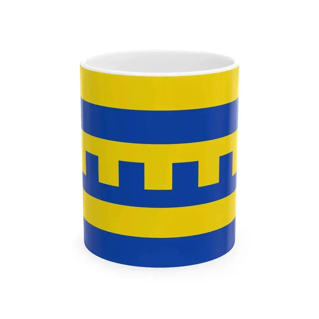Flag of Harderwijk (Netherlands) White Coffee Mug 11oz - Go Mug Yourself