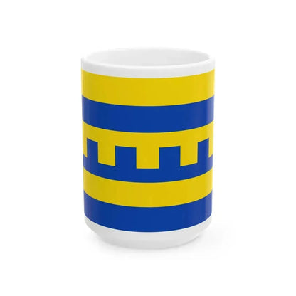 Flag of Harderwijk (Netherlands) White Coffee Mug 15oz - Go Mug Yourself