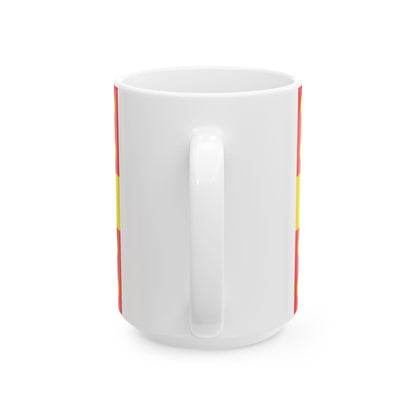 Flag of Harelbeke (Belgium) White Coffee Mug-Go Mug Yourself