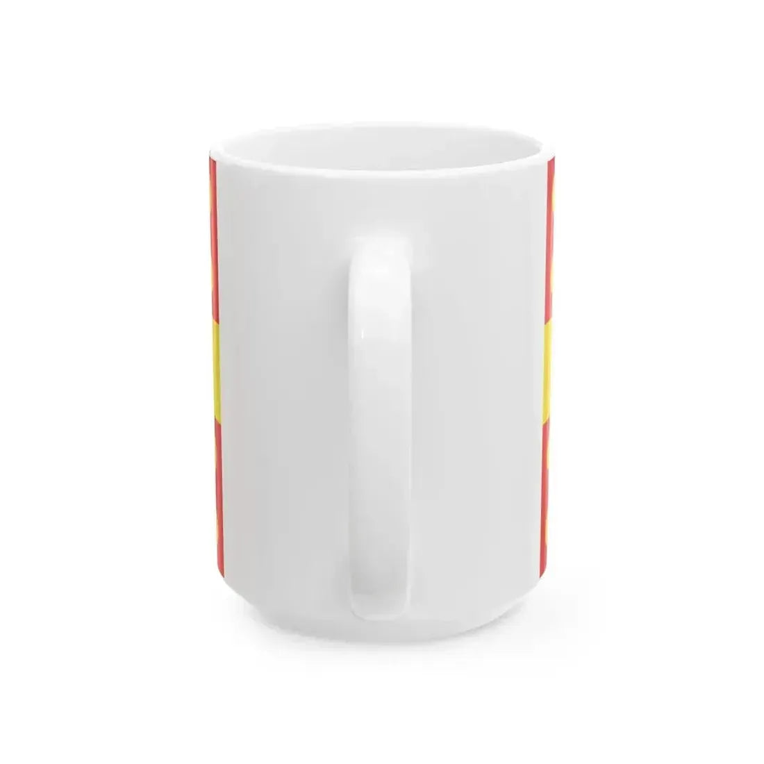 Flag of Harelbeke (Belgium) White Coffee Mug - Go Mug Yourself