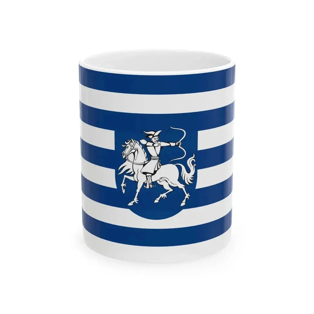 Flag of Harkakotony (Hungary) White Coffee Mug 11oz - Go Mug Yourself