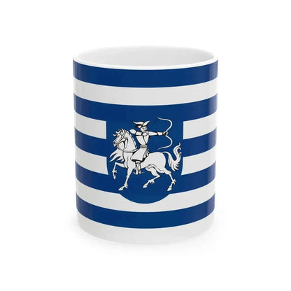 Flag of Harkakotony (Hungary) White Coffee Mug 11oz - Go Mug Yourself