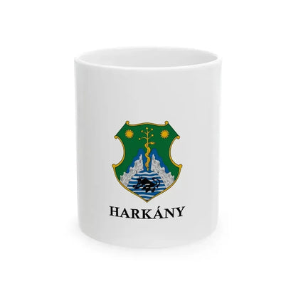 Flag of Harkany (Hungary) White Coffee Mug 11oz - Go Mug Yourself
