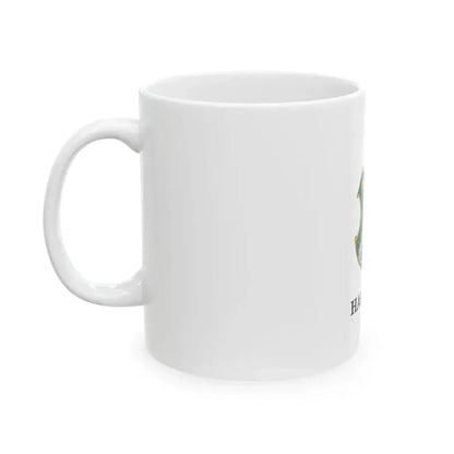 Flag of Harkany (Hungary) White Coffee Mug - Go Mug Yourself
