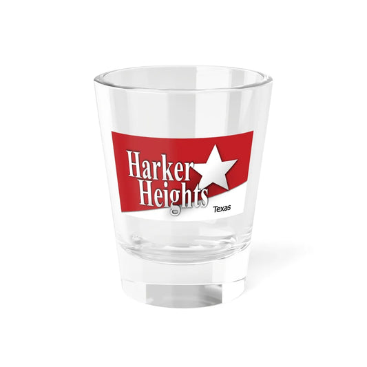 Flag of Harker Heights Texas (United States) Shot Glass 1.5oz 1.5oz - Go Mug Yourself