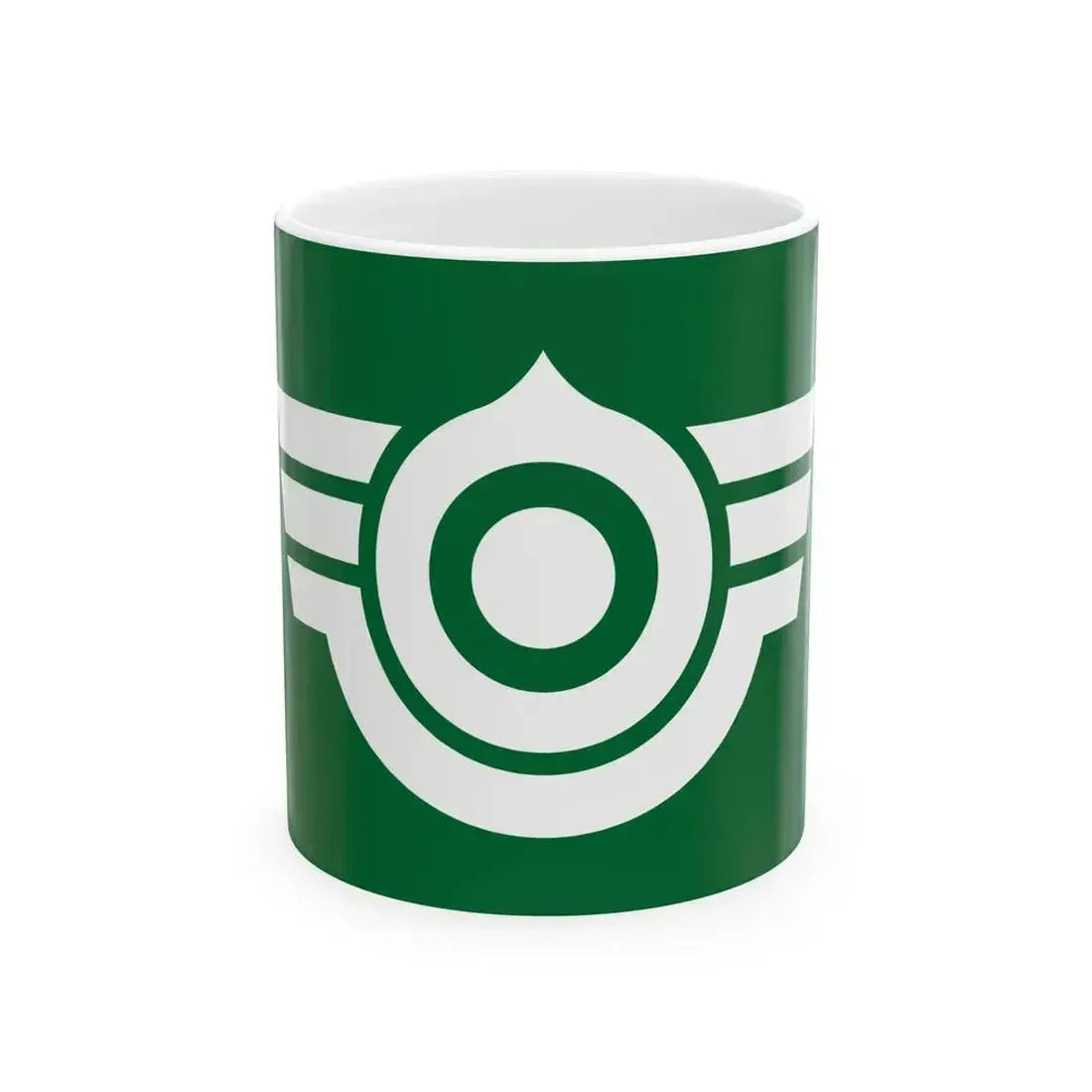 Flag of Hasama Miyagi 1961-2005 (Japan) White Coffee Mug 11oz - Go Mug Yourself
