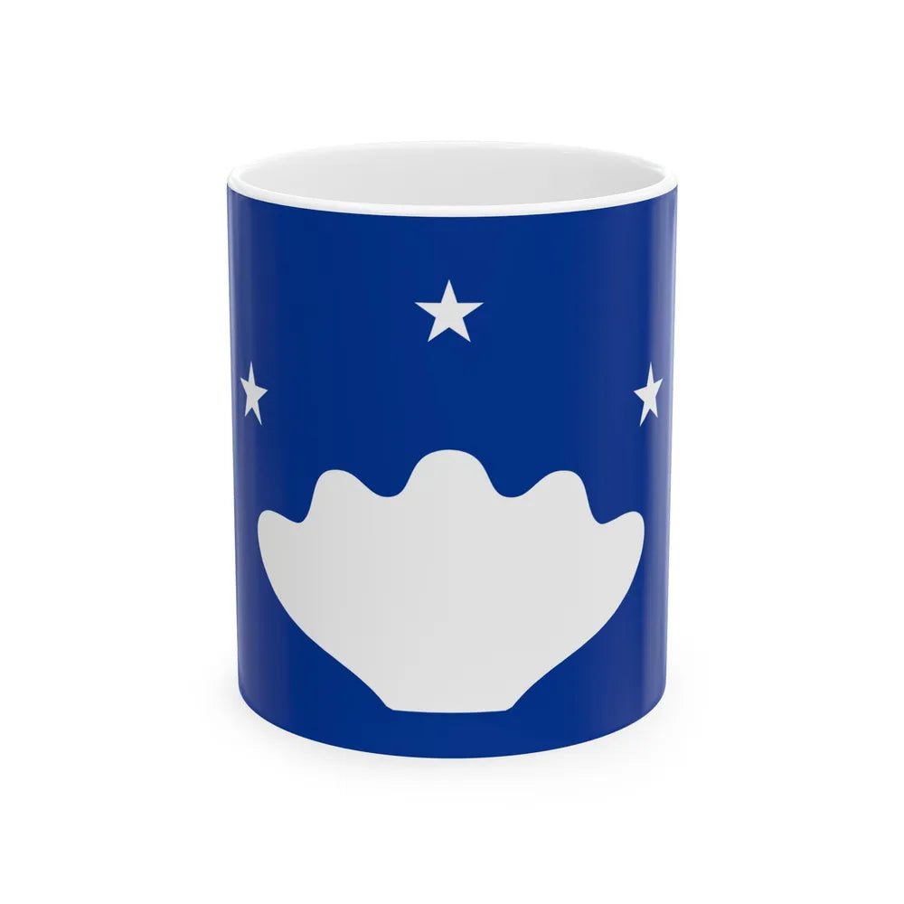 Flag of Hatohobei Palau - White Coffee Mug-11oz-Go Mug Yourself