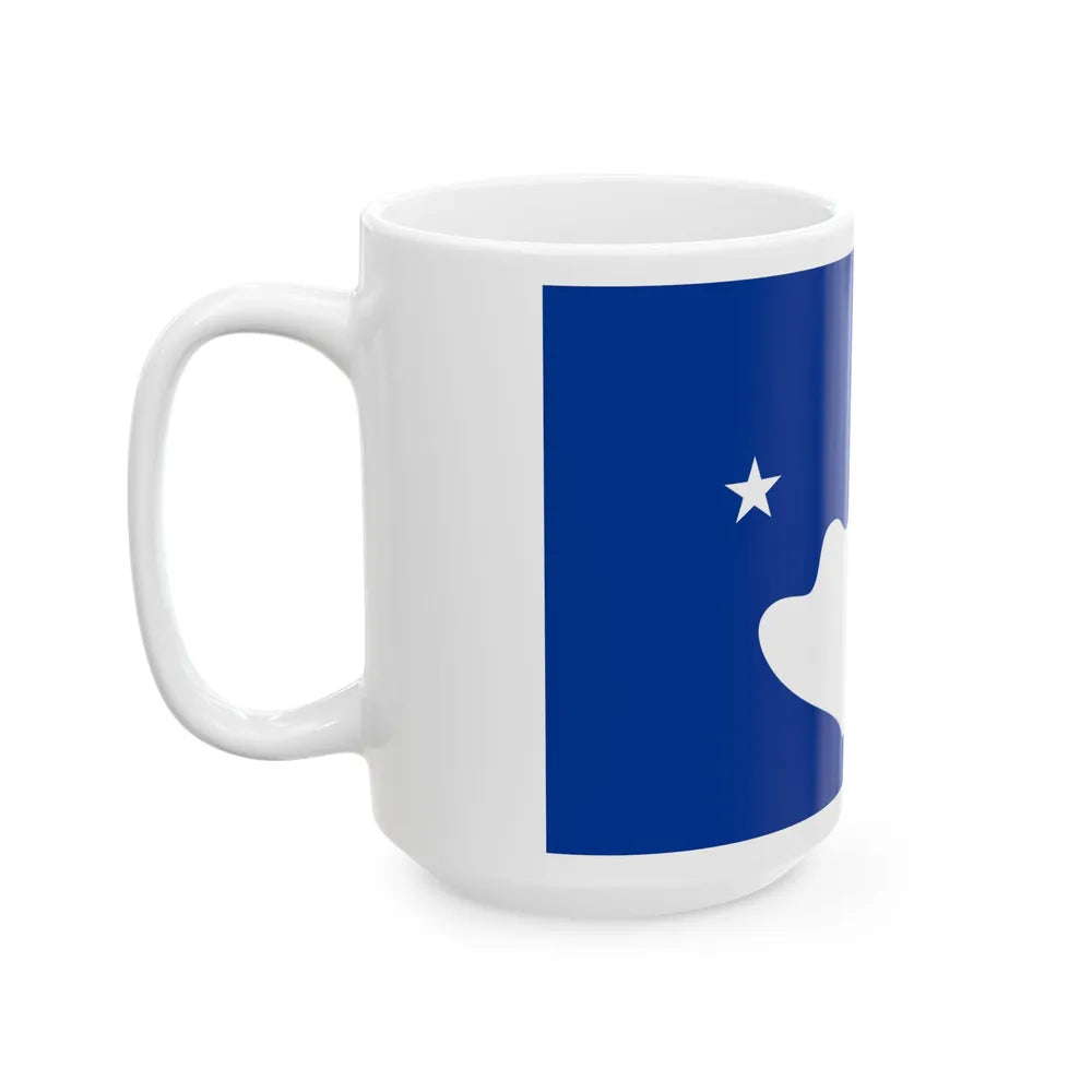 Flag of Hatohobei Palau - White Coffee Mug-Go Mug Yourself