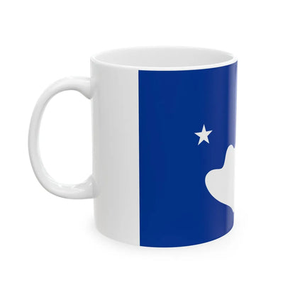 Flag of Hatohobei Palau - White Coffee Mug-Go Mug Yourself