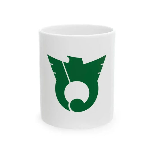 Flag of Hatoyama Saitama (Japan) White Coffee Mug 11oz - Go Mug Yourself