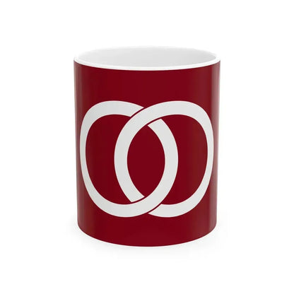 Flag of Hatta Yamanashi 1966-2003 (Japan) White Coffee Mug 11oz - Go Mug Yourself