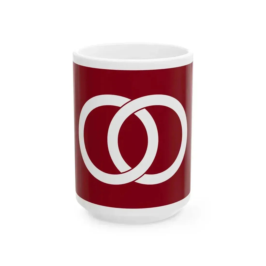 Flag of Hatta Yamanashi 1966-2003 (Japan) White Coffee Mug 15oz - Go Mug Yourself