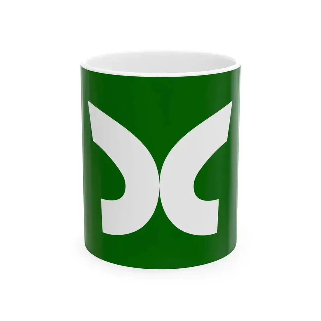 Flag of Hatto Tottori 1964-2005 (Japan) White Coffee Mug 11oz - Go Mug Yourself