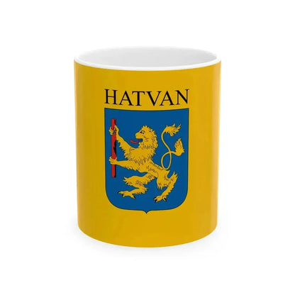 Flag of Hatvan (Hungary) White Coffee Mug 11oz - Go Mug Yourself