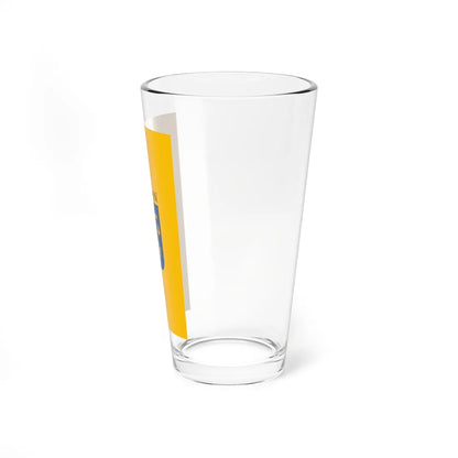 Flag of Hatvan vertical (Hungary) Pint Glass 16oz - Go Mug Yourself