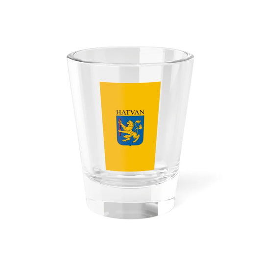 Flag of Hatvan vertical (Hungary) Shot Glass 1.5oz 1.5oz - Go Mug Yourself