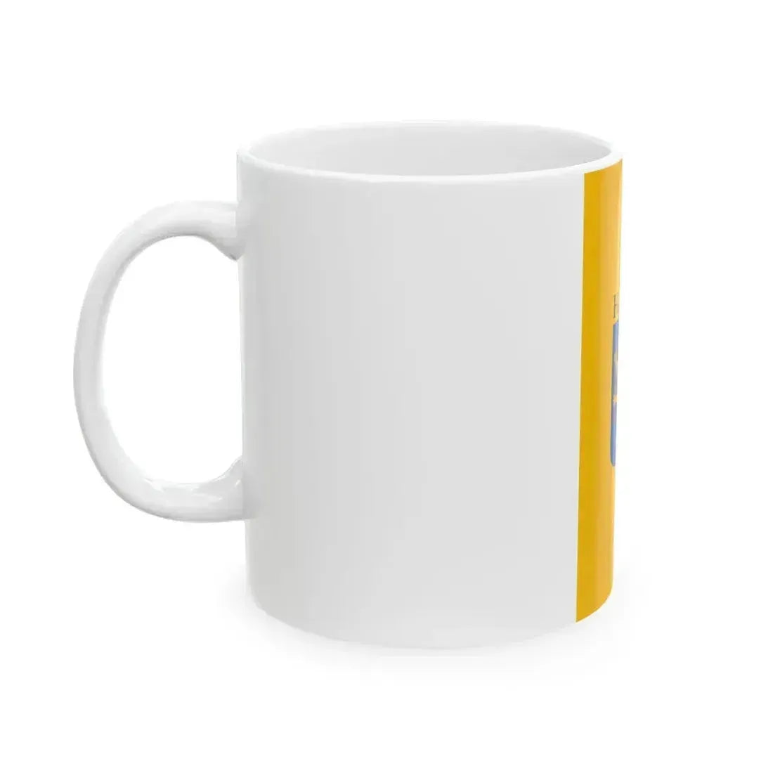 Flag of Hatvan vertical (Hungary) White Coffee Mug - Go Mug Yourself