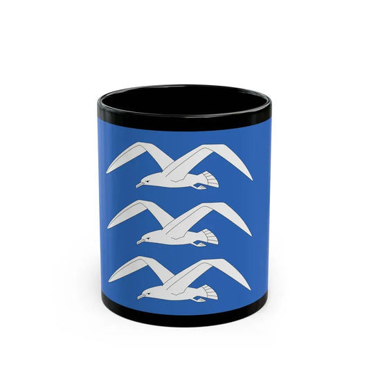 Flag of Haugesund Rogaland Norway - Black Coffee Mug 11oz - Go Mug Yourself
