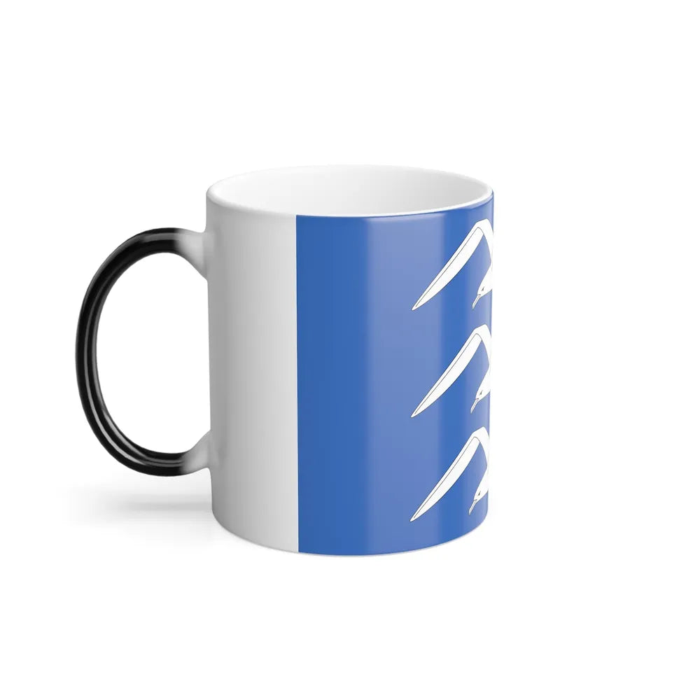 Flag of Haugesund Rogaland Norway - Color Changing Coffee Mug-Go Mug Yourself