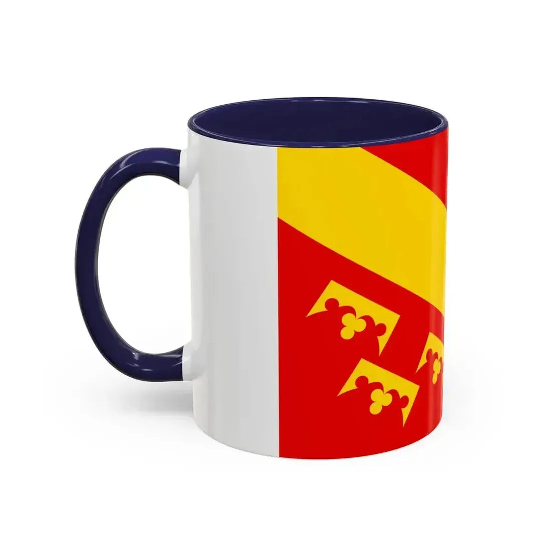 Flag of Haut Rhin France 2 - Accent Coffee Mug - Go Mug Yourself