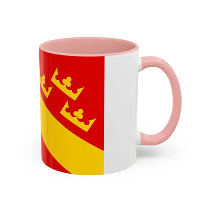 Flag of Haut Rhin France 2 - Accent Coffee Mug - Go Mug Yourself