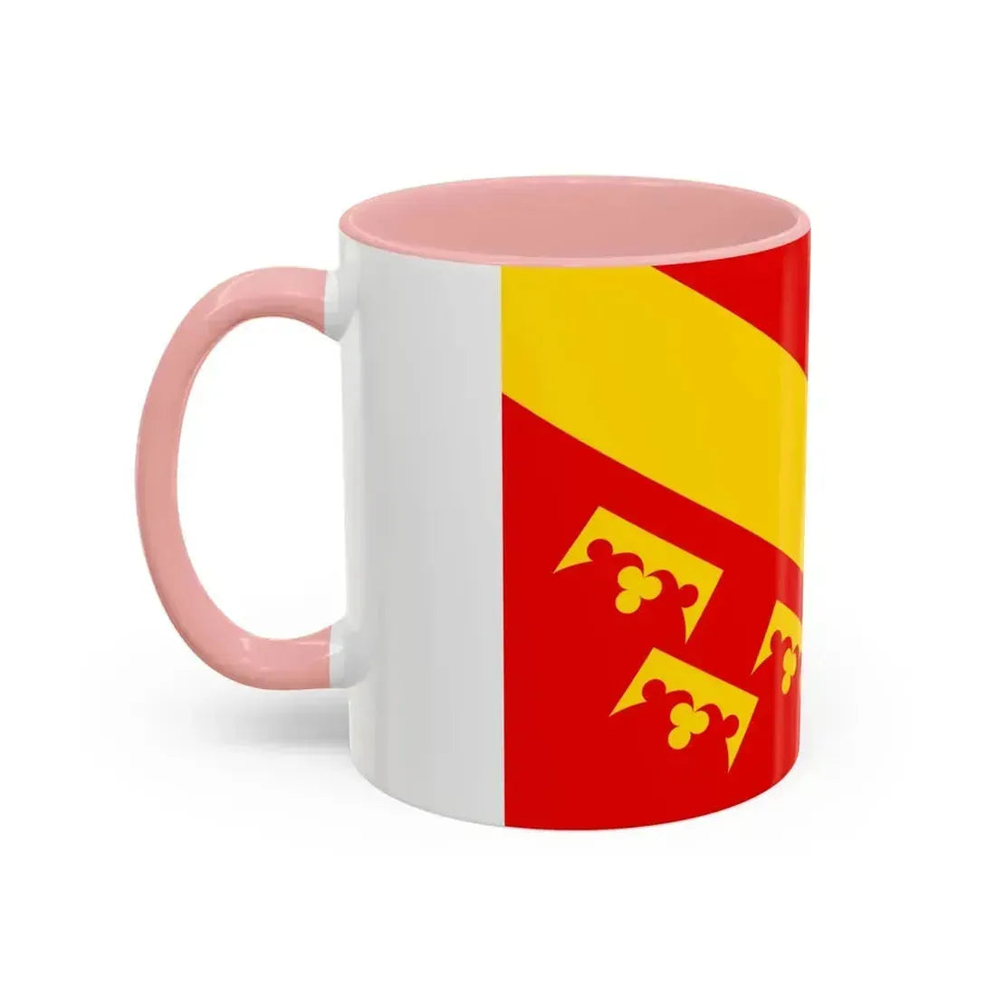 Flag of Haut Rhin France 2 - Accent Coffee Mug - Go Mug Yourself