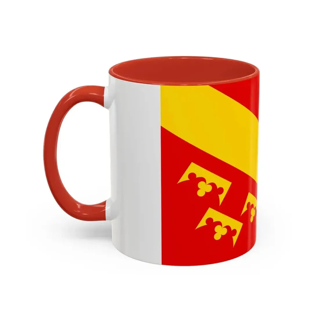 Flag of Haut Rhin France 2 - Accent Coffee Mug - Go Mug Yourself