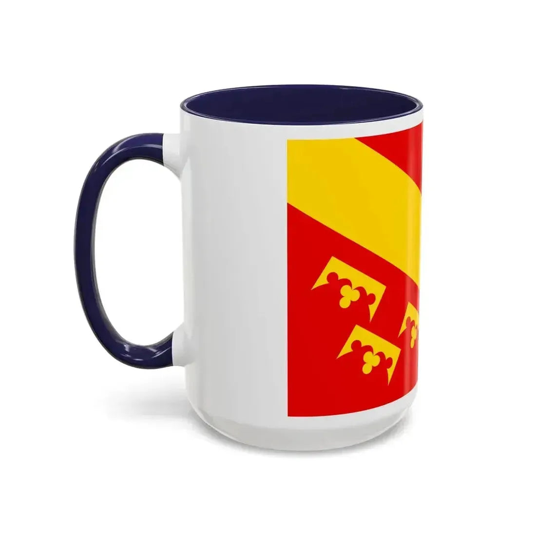 Flag of Haut Rhin France 2 - Accent Coffee Mug - Go Mug Yourself