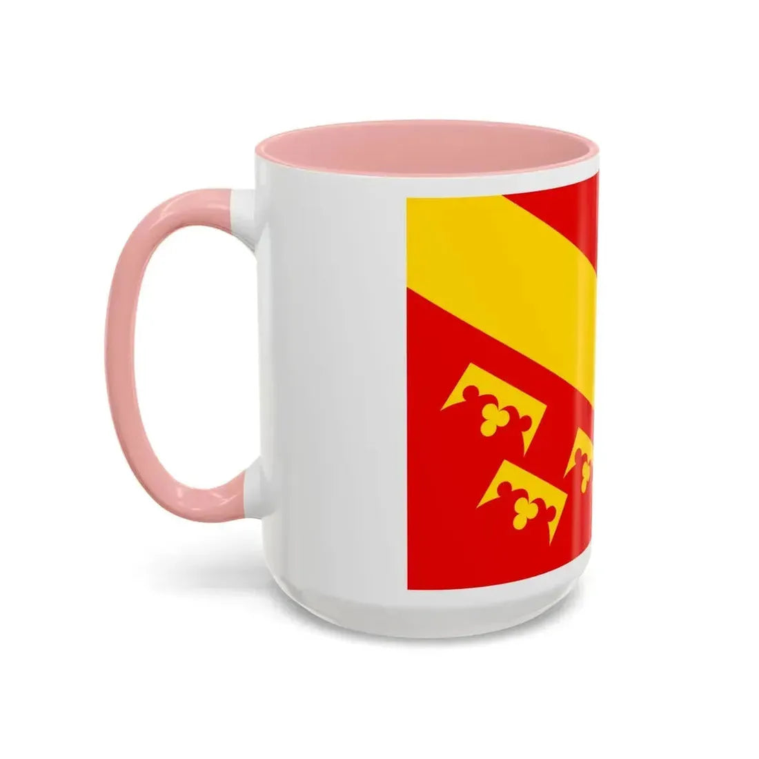 Flag of Haut Rhin France 2 - Accent Coffee Mug - Go Mug Yourself