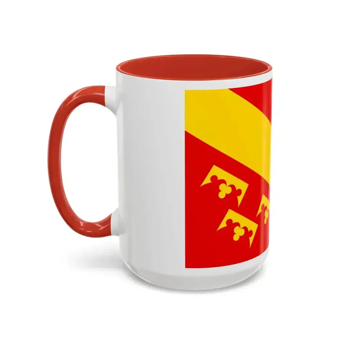 Flag of Haut Rhin France 2 - Accent Coffee Mug - Go Mug Yourself