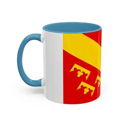 Flag of Haut Rhin France 2 - Accent Coffee Mug - Go Mug Yourself