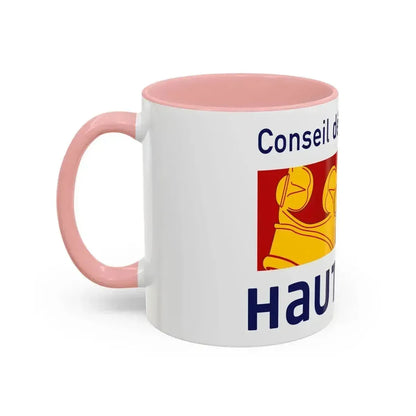 Flag of Haut Rhin France - Accent Coffee Mug - Go Mug Yourself