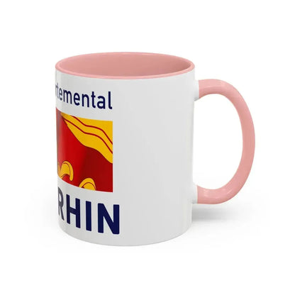 Flag of Haut Rhin France - Accent Coffee Mug - Go Mug Yourself