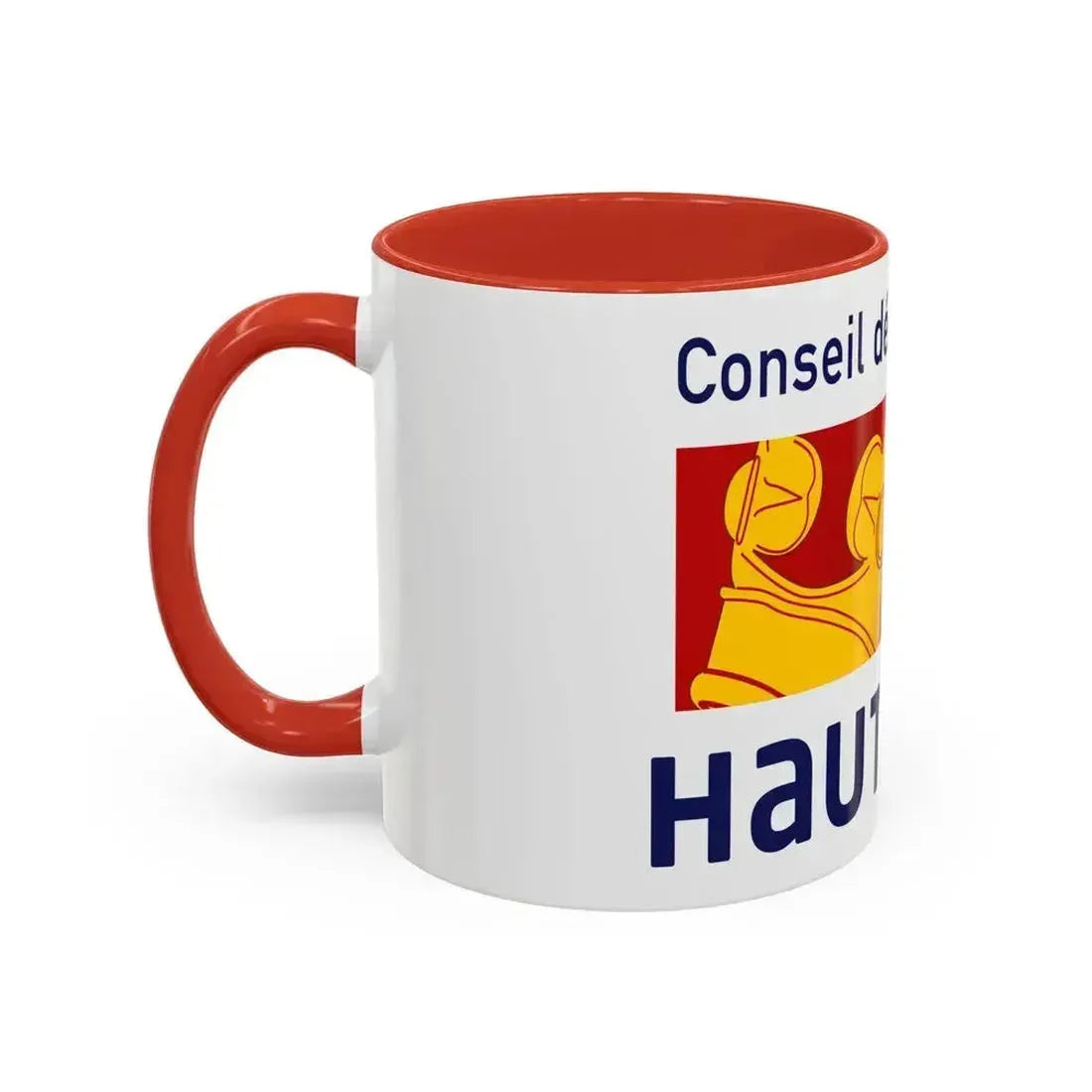 Flag of Haut Rhin France - Accent Coffee Mug - Go Mug Yourself