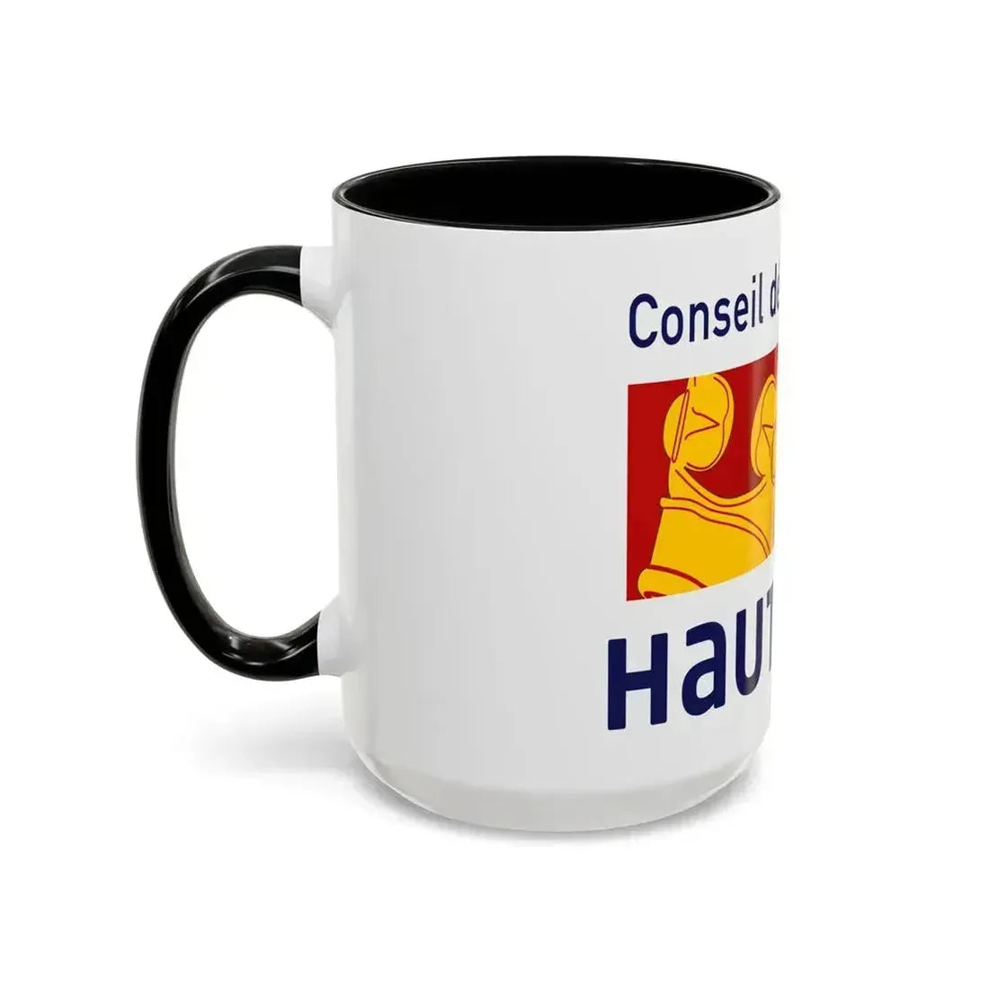 Flag of Haut Rhin France - Accent Coffee Mug - Go Mug Yourself