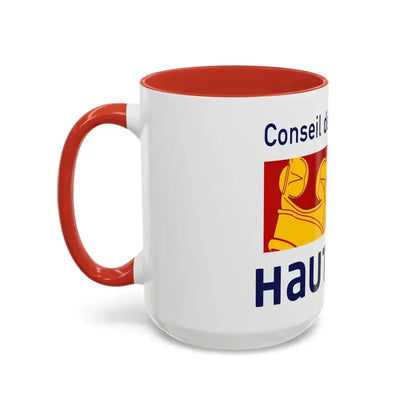 Flag of Haut Rhin France - Accent Coffee Mug - Go Mug Yourself