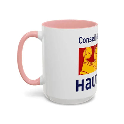 Flag of Haut Rhin France - Accent Coffee Mug - Go Mug Yourself