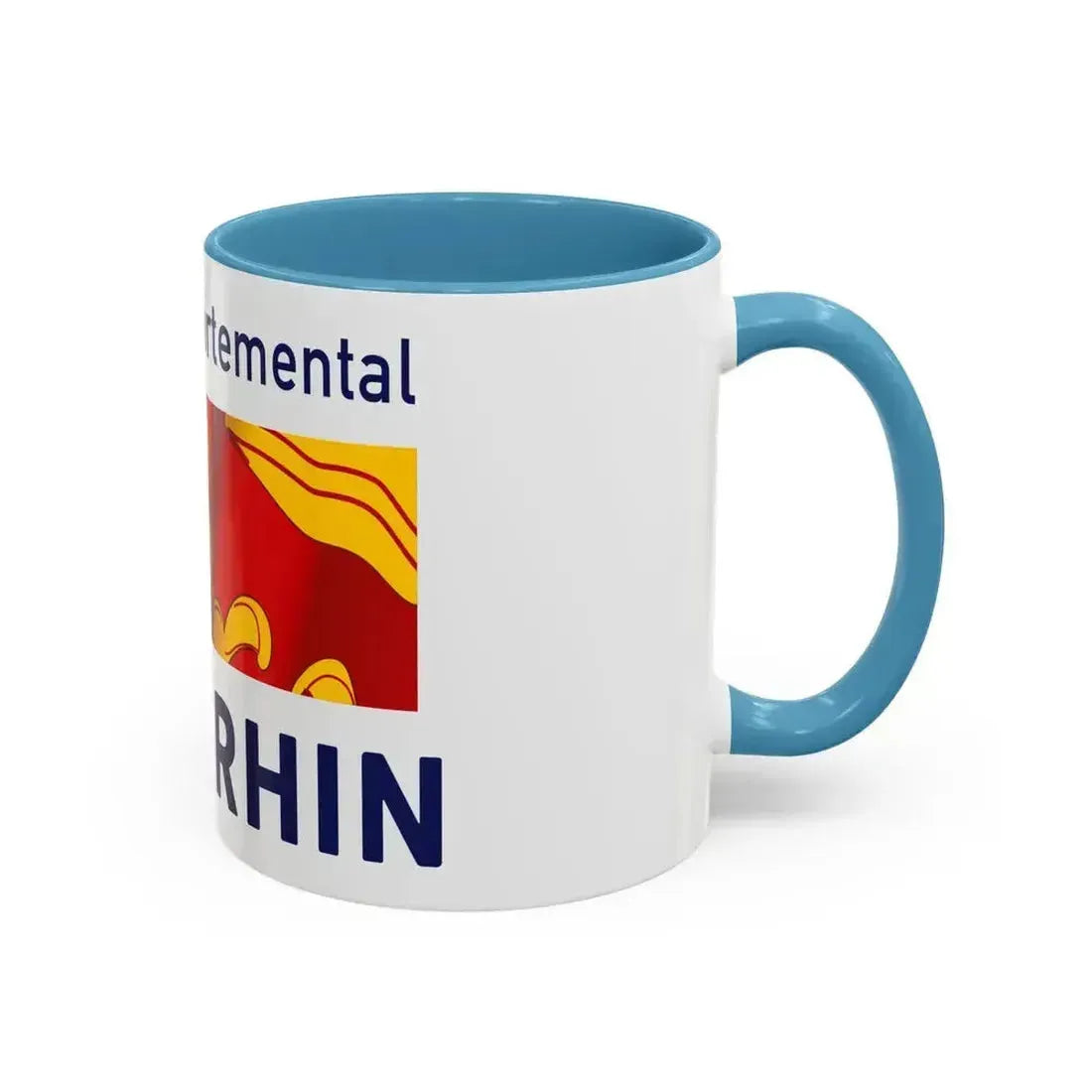 Flag of Haut Rhin France - Accent Coffee Mug - Go Mug Yourself