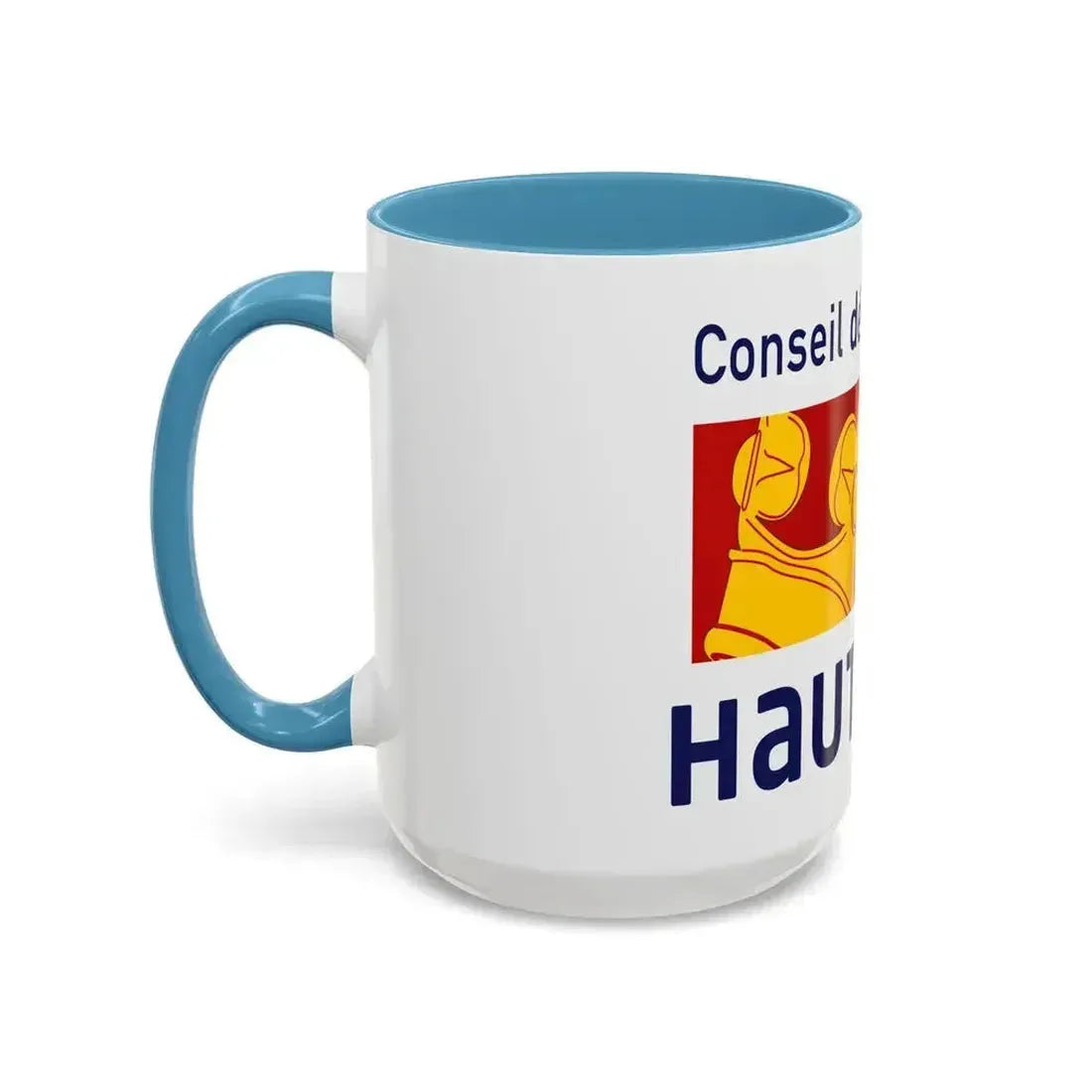 Flag of Haut Rhin France - Accent Coffee Mug - Go Mug Yourself