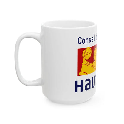 Flag of Haut Rhin France - White Coffee Mug-Go Mug Yourself