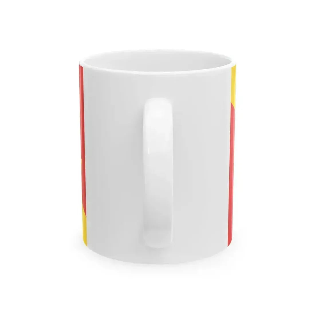 Flag of Haute-Alsace (France) White Coffee Mug - Go Mug Yourself