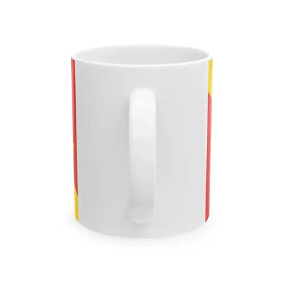 Flag of Haute-Alsace (France) White Coffee Mug - Go Mug Yourself